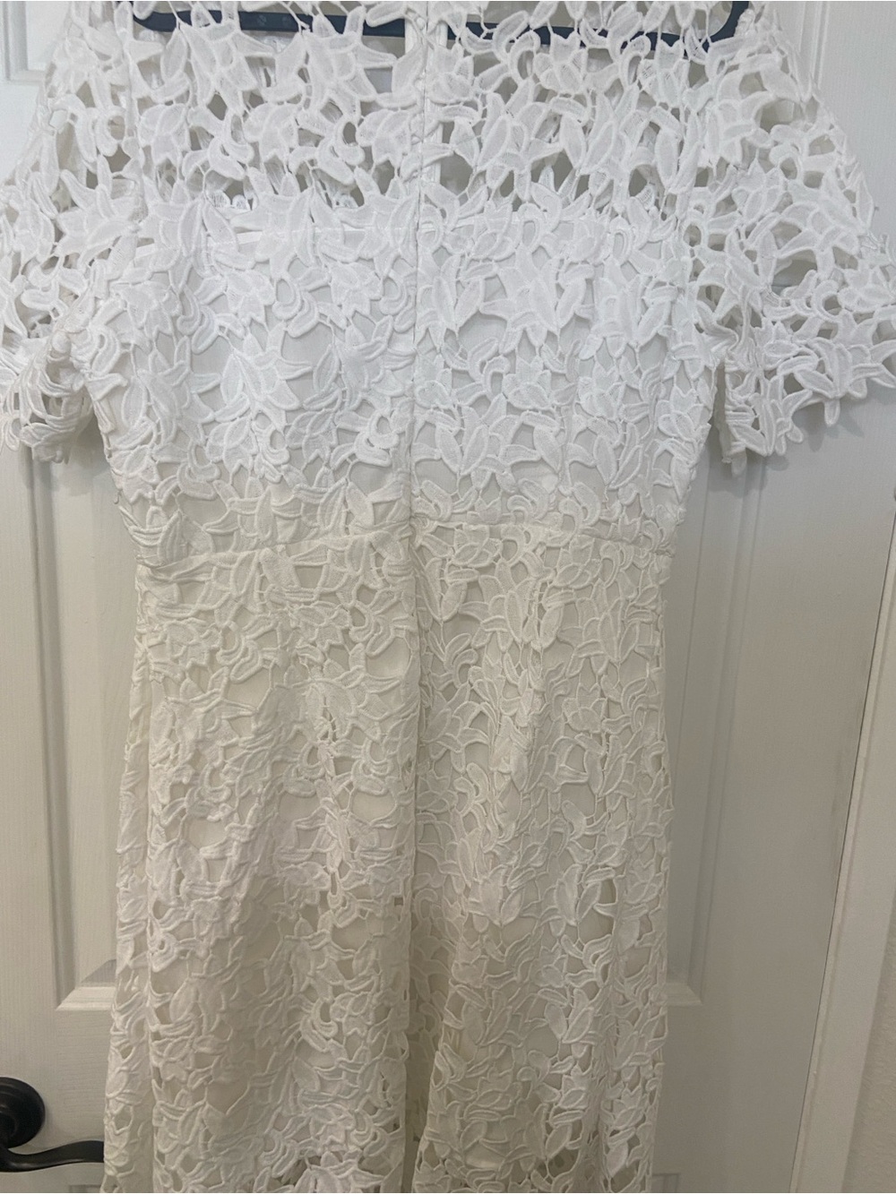Endless Rose White Crochet Lace Midi Dress - Picture 6 of 8